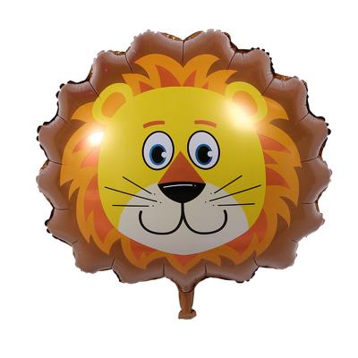 China Fashional Amazon Hot Sale Jungle Safari Theme Animal Helium Mylar Foil Balloons For Kids Birthday Decoration for sale