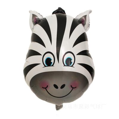 China Fashional Amazon Hot Sale Jungle Safari Theme Animal Helium Mylar Foil Balloons For Kids Birthday Decoration for sale