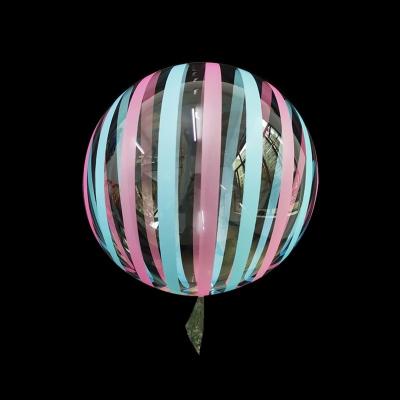 China Fashional Wholesale Bubble Balloons Clear PVC For Light Up Led Balloons House Deco Bubble Balloon Family Reunion And Birthdays for sale