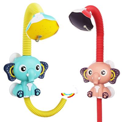 China Popular Animal Bathtub Toy 2021 Bath Toy Electronic Bath Toys Sprinkler Elephant Shower For Babies for sale