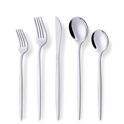 China Drop Shipping Hotel Restaurant Flatware Sustainable Volume 20 Pieces Stainless Steel Cutlery Silverware for sale