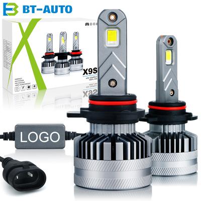 China BULBTEK X9S 9012 LED Bombillos Globe Lighting System DC 9V 12V 24V 32V Car LED Headlight Auto Headlight Kit Universal for sale