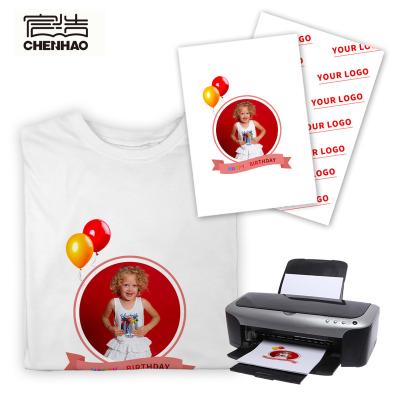 China Soft Light A4 Heat Transfer Paper For Pure Cotton T-shirt With Inkjet Printers for sale