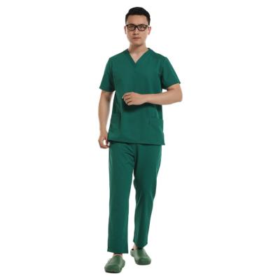 China High Quality Comfortable Hospital Hospital Uniforms Sets Short Sleeve Jogger FUYI Designer Custom Nurse Scrubs Uniforms for sale