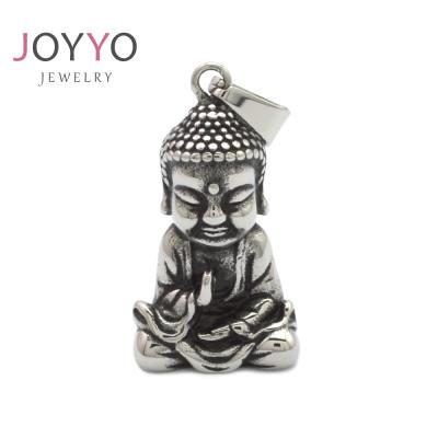 China Hiphop Buddha Religious Pendant For Men's Retro New Buddhism 2021 Buddha Charm Religious Cool Pendant for sale