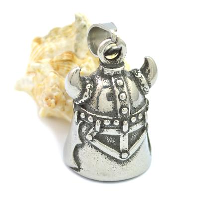 China Good Quality Bull Horn Bell Pendant Charm Jewelry Stainless Steel Vintage Jewelry Stainless Steel for sale