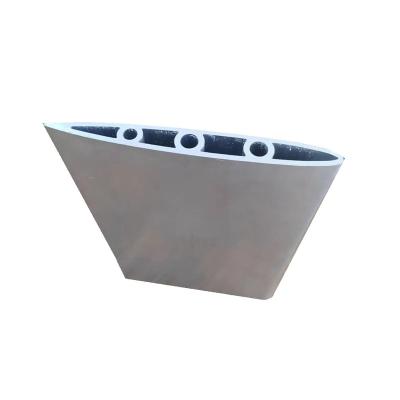 China Sailboat OEM Extruded Aluminum Wing Profile With CNC Machining For Sailboat Oar for sale