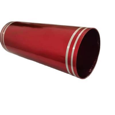 China Industrial Structure Aluminum Alloy 30x30 Diameter 1.2 Mm Wall Thickness Extruded Red Aluminum Round Tube With CNC Machining Service for sale