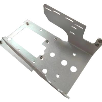 China 6061 Aluminum Alloy Electronic Hardware Cover Aluminum Stamping Parts Bending Sheet Metal for sale