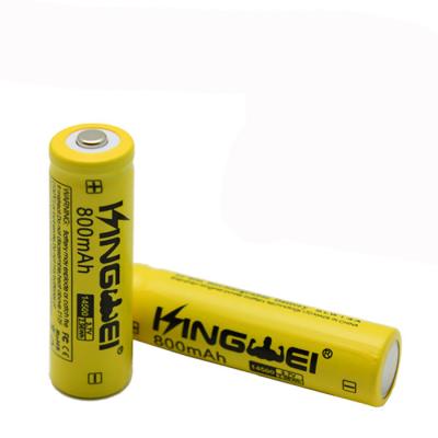 China High energy density 800Ah kingwei 14500 lithium ion battery reention brilliant support type rechargeable battery with charger for ebike for sale