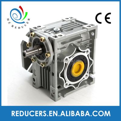 China Aluminium alloy NRV030 Worm reduction gearbox gear drives BEST QUALITY IN CHINA with output flange for sale