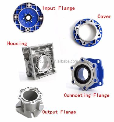 China Inside: nodular iron/outside: 9-4 NMRV worm gear copper box, speed reducer worm wheel, gearbox worm wheel/worm shaft/output shaft/arm flange couple/housing/spare part for sale