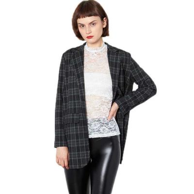 China Anti-Wrinkle Designer Tweed Women Business Ladies 2021 Suits Office Wear Blazer for sale