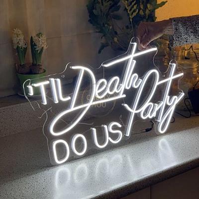 China Custom Buildings Caboal DropShipping Number LED Neon Letter Neon Sign For Party Birthday Decorative for sale