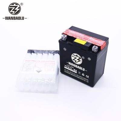 China Factory Wholesale Motorcycle Battery 12V7AH Lead Acid Battery 12 Volt 114cm*70cm*129cm for sale