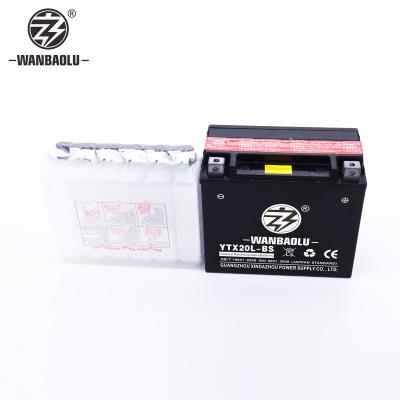 China Wholesale 12V20AH Battery Automotive Lead Acid Battery For Motorcycle Battery for sale