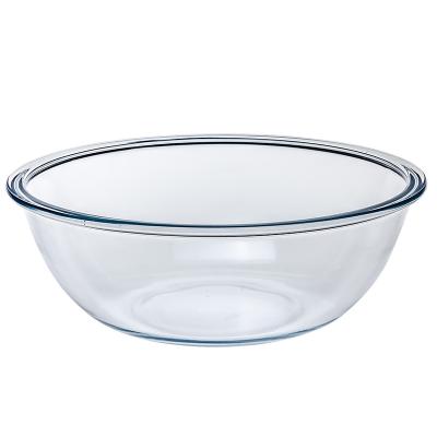 China Sustainable Super Sized Tempered Glass Bowl 2.0L.3.0L.4.5L For Kitchen Use for sale