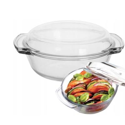 China Hot sale price cheap food grade glass bowl heatable, food container tools, salad glass bowl with lid for sale