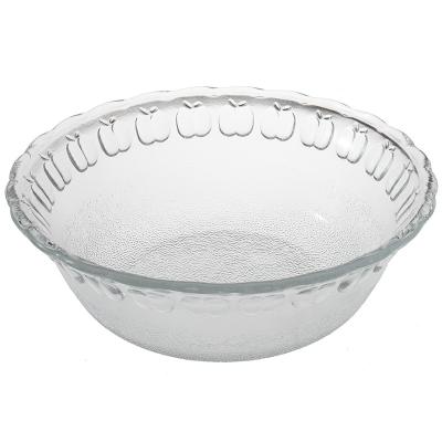 China Viable Factory Wholesale 4 Sizes Selling Glass Fruit Salad Bowl Dessert Ice Cream Bowl for sale