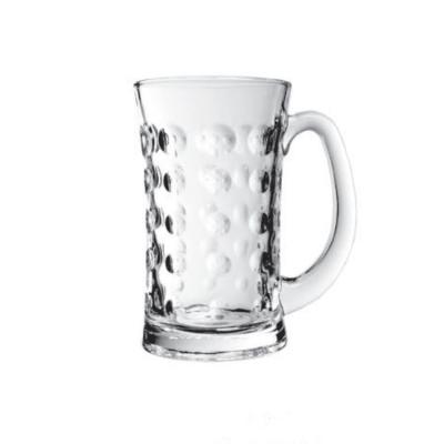 China New Wholesale High Quality Custom Classic/Postmodern Logo Beer Glass Mug 1L Beer Glasses With Handle for sale