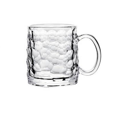 China New Classic/Postmodern Commercial 16 Ounce Beer Mugs Stoneware Glass Mugs With Handle Beer Mug Beer Pint for sale