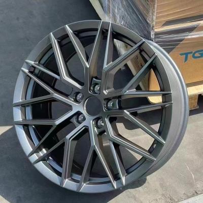 China ALLOY For Audi Mercedes Ford 18 Holes 5x112 5x108 5x114.3 18 Inch 5 Holes 5x112 5x108 5x114.3 18 Rim Black Silver Wheel Aluminum Alloy For Mustang Model 3 VW for sale