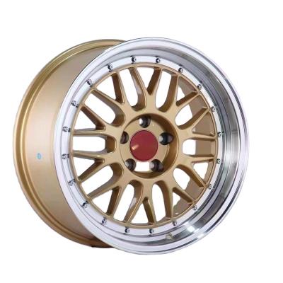 China ALLOY 5X114.3 5X112 5X120 Inch 5X114.3 5X112 5X120 Bright Bronze Deep Dish Design Touring Car Alloy 17 18 19 20 Two Pieces Wheels For BBS Wheels for sale