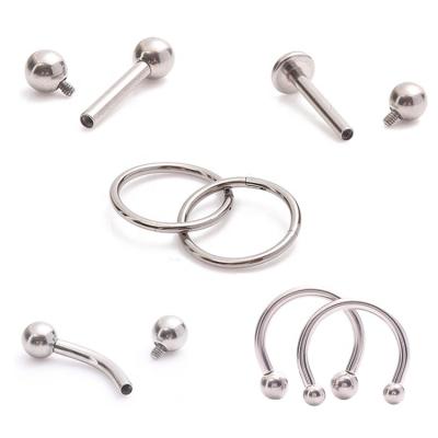 China Youzhu ASTM F136 FASHIONABLE Titanium Implant Grade Internally Threaded Body Piercing Jewelry for sale