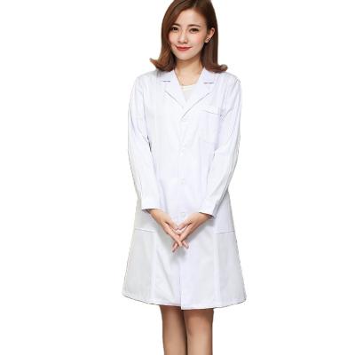 China Hospital Customize Wholesale Dental Hospital Clinic Doctor Nurse White Hospital Uniforms Medical Lab Coat for sale