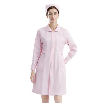 China Hospital Medical Lab Coat White Lab Coat Women Scrub Nurse Uniform for sale