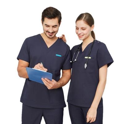 China Hospital China produced professional production of medical uniforms, doctor uniforms, nurses blue uniforms for sale