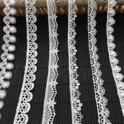 China Golden Viable Knit 1cm-2cm Width Small Beauty Chemical Lace Trimming J06510# for sale