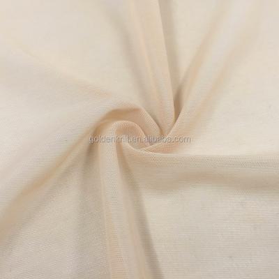 China Simple Golden Knit Warp Micro 20 Denier Nylon Knit Knitting Fabric NOP0393# for sale