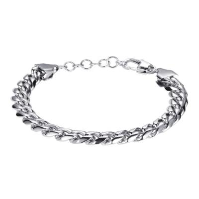 China Fashionable concise stainless steel vintage hiphop style link chain bracelet hottest bracelet jewelry for women for sale