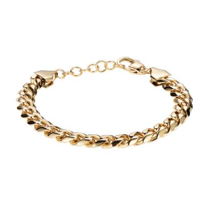 China Hottest Trendy Gold Environmental Friendly Hiphop Style Stainless Steel Wrap Unique Casting Steel Bracelet For Men for sale