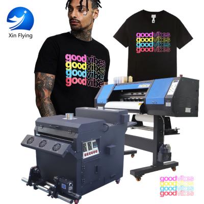 China Apparel T-shirt good quality 60cm dtf printer dual heads 4720 with dryer for sale