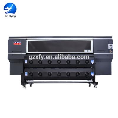 China Plastic Product 2021 2 Pass 180m2/h Digital Printing Machine Sublimation Printer With 4pcs i3200 Printhead In China for sale