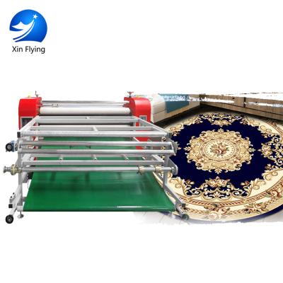 China Heat Transfer Pictures Oil Heating Heat Press Machine Logo Roller Heat Transfer Machine 1200mm Format for sale