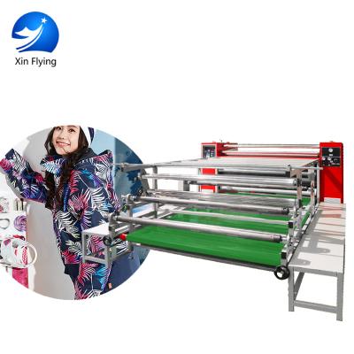 China Heat Transfer Pictures Calendar Sublimation Machine Printing Fabric Textile Roller Heat Press for sale