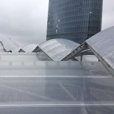 China Metal structure fabricated by structural roofing with best PTFE PVC ETFE tension membrane for sale