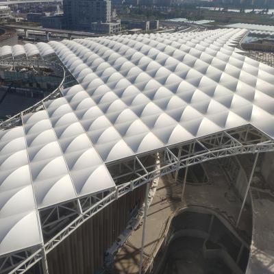 China Structural Sport Stadium Covering With Best Tensile PTFE PVDF ETFE Membrane for sale