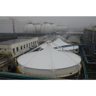 China Waterproof ptfe pvdf top quality structure membrane fabric tent pvdf tension tensile membrane widely used for sale