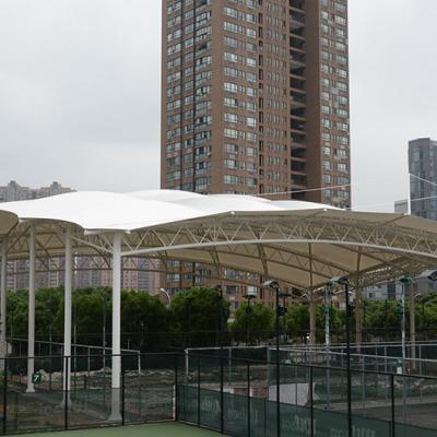 China Modern Outdoor Tennis Court Tent Roof Canopy Sports Shelter Membrane Structure for sale