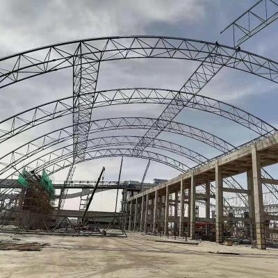 China Professional Design Space Frame Structural Covering Steel Structure For Factory Coal Storage for sale