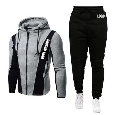 China Breathable Free Logo Custom OEM Men Sport Wear All Over Printed Tracksuit Hoodie Tracksuit for sale