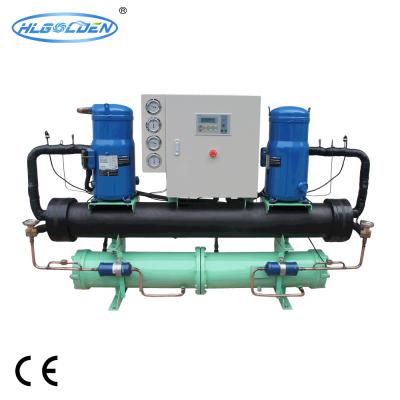 China Hotels CE Certified 10HP - 45HP Scroll Type Water Cooled Chiller for sale