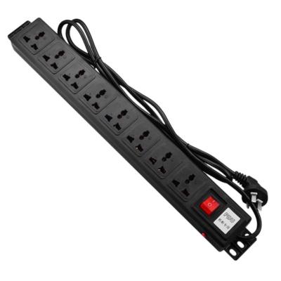 China Electric Power PDU 8 1u 250v Surge Protector Power Strip Metalen Transmission 10a19 