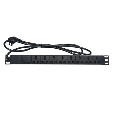 China 19 Inch Universal Aluminum Under/Off Indicator Protection Alloy+PP Smart PDU for sale