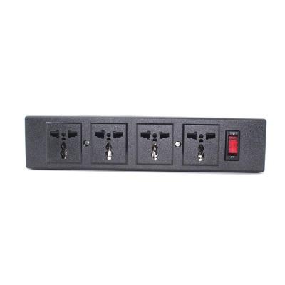 China Aluminum Cheap Price C14 C13 4 Outlets Multi Ethernet PDU Multi Switchable Price for sale