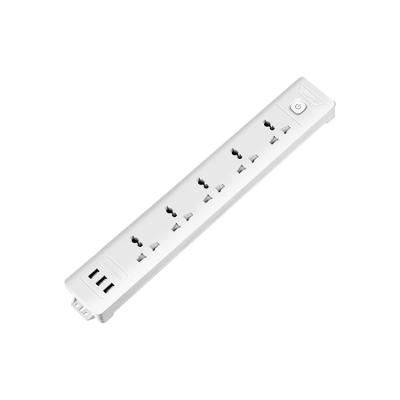 China Universal EU USA R-U Usb Extension Switch Socket Three White Color Good Quality Residential/Multipurpose for sale